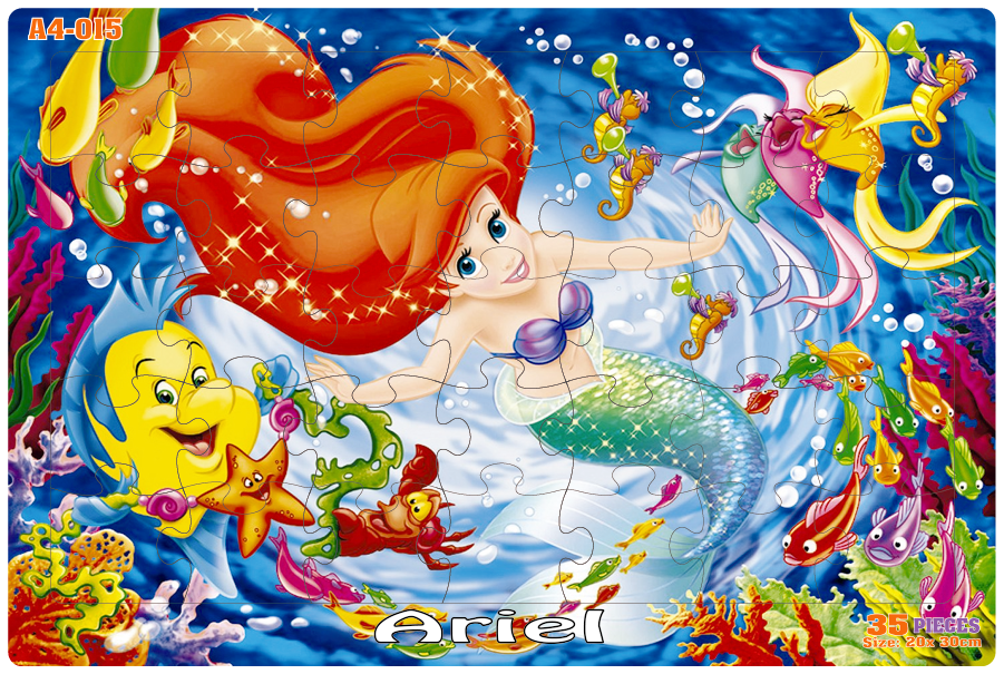 Đồ chơi xếp hình 35 mảnh Ariel (20x30cm)
