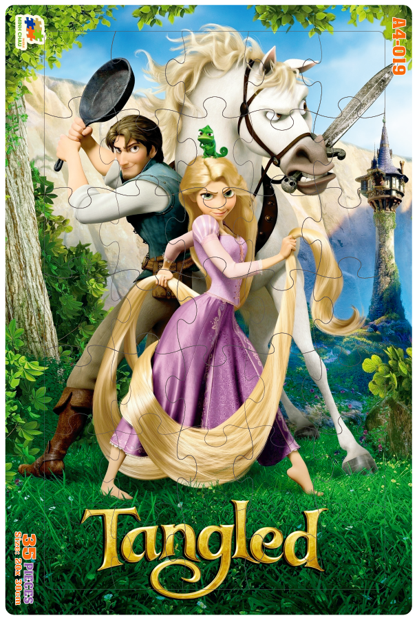 Đồ chơi xếp hình 35 mảnh Tangled (20x30cm)