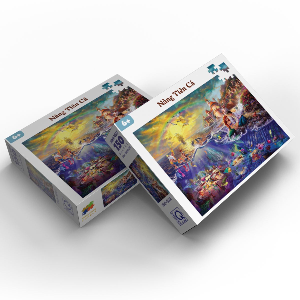 Bộ tranh xếp hình Minh Châu 150 mảnh – Nàng tiên cá
