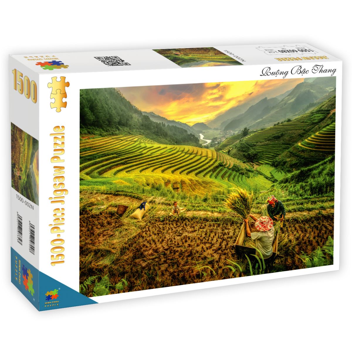 Bộ tranh xếp hình cao cấp 1500 mảnh – Ruộng bậc thang(60x80cm)