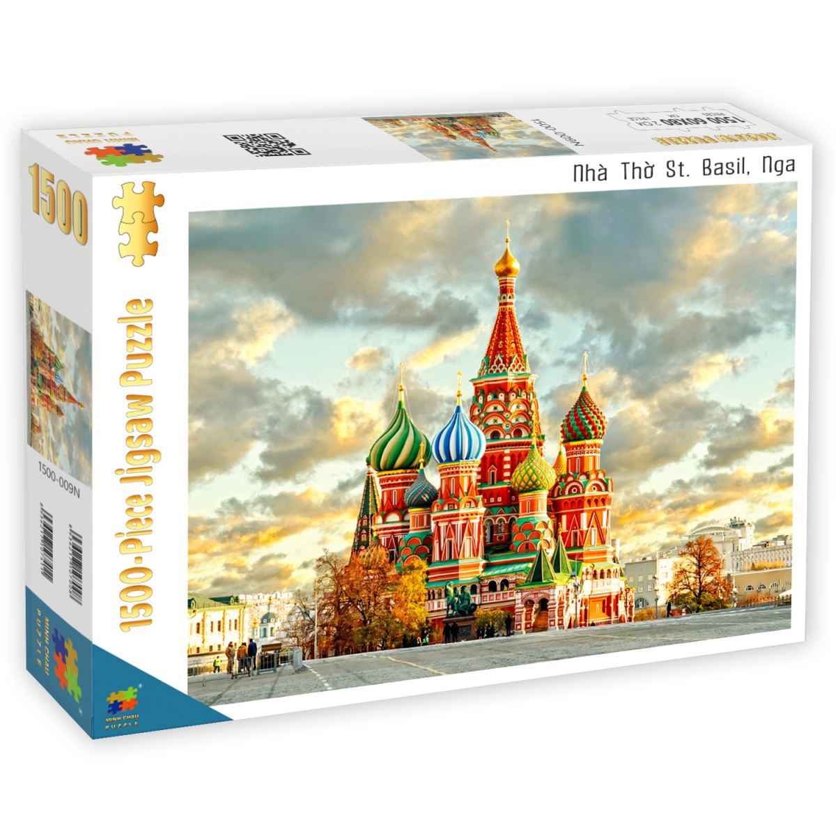 Bộ tranh xếp hình cao cấp 1500 mảnh – Nhà thờ ST(60x80cm)