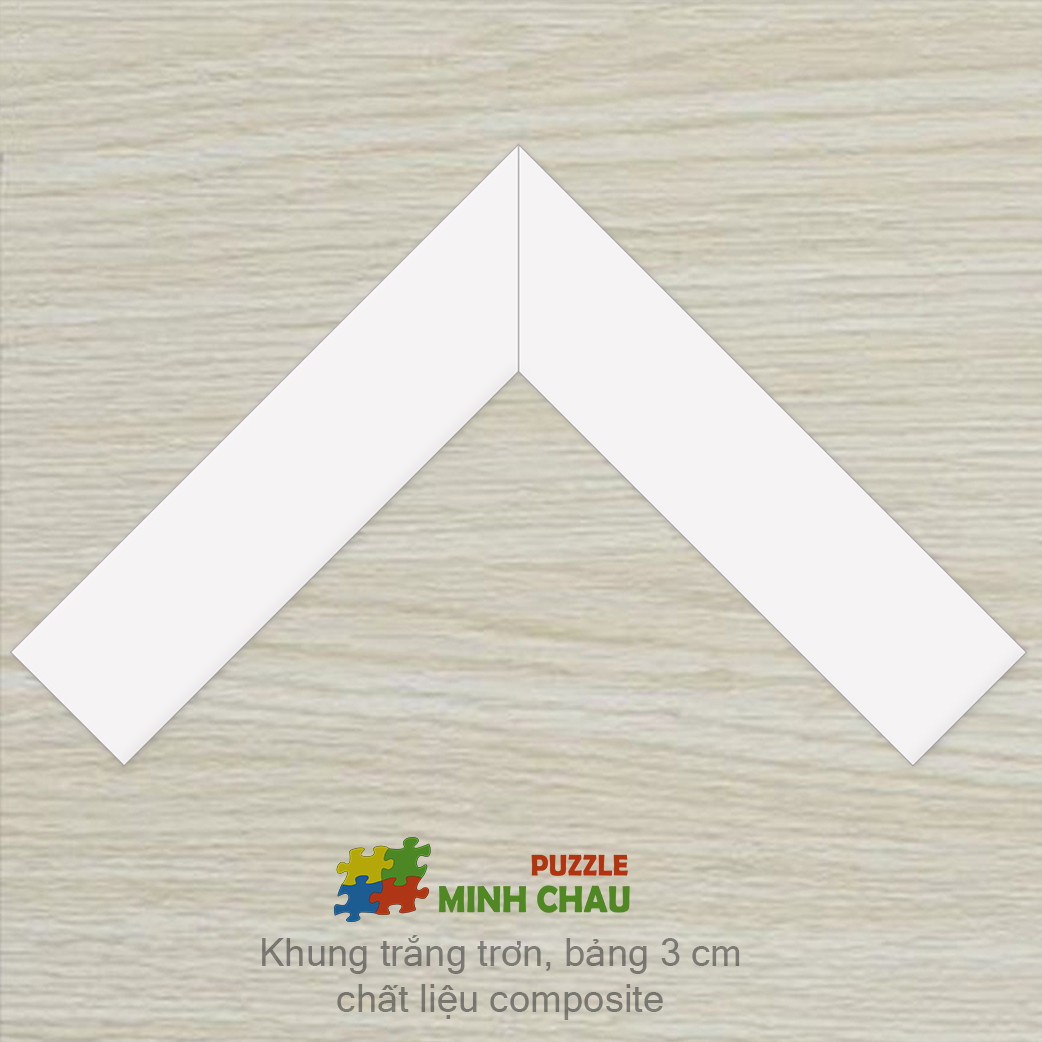 Khung trắng trơn (3cm)
