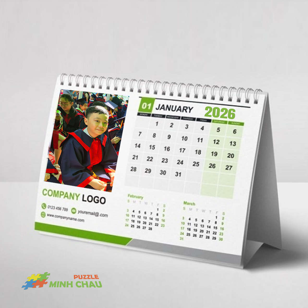 Lịch để bàn ngang