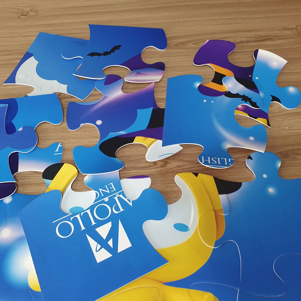 Tranh xếp hình cá nhân 9 mảnh 20x20cm