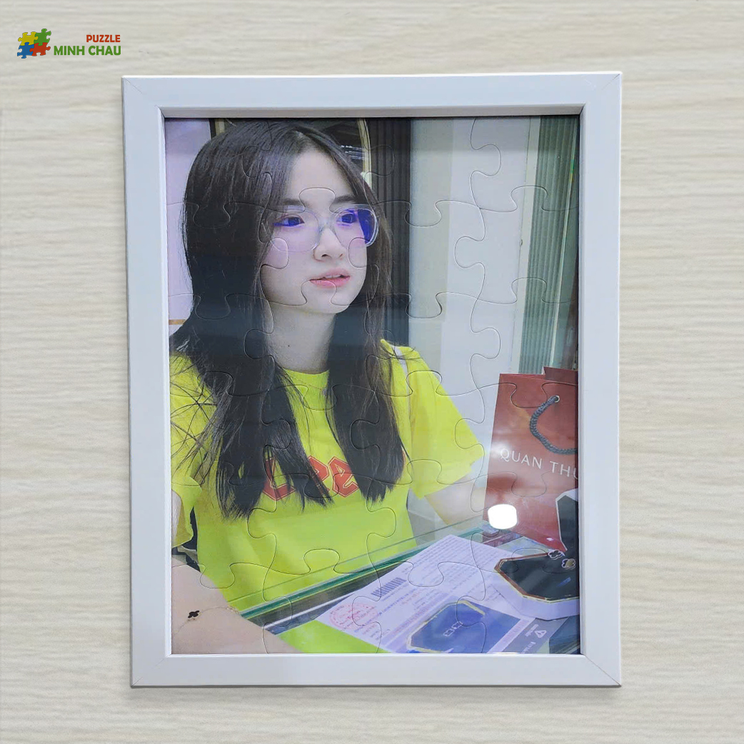 Tranh xếp hình cá nhân 5x5 35 mảnh